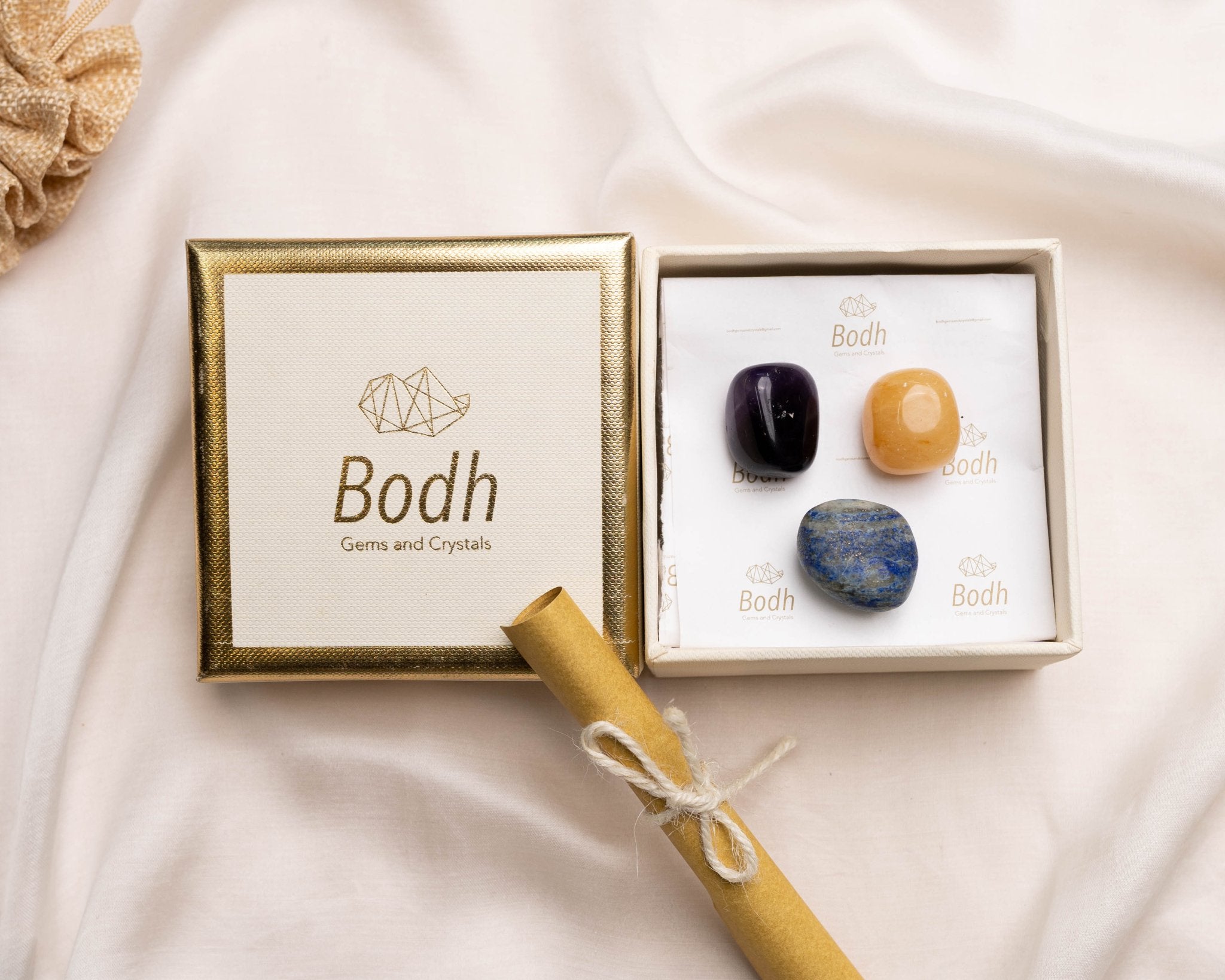 Anxiety Relief Kit - Bodh Gem and Crystals