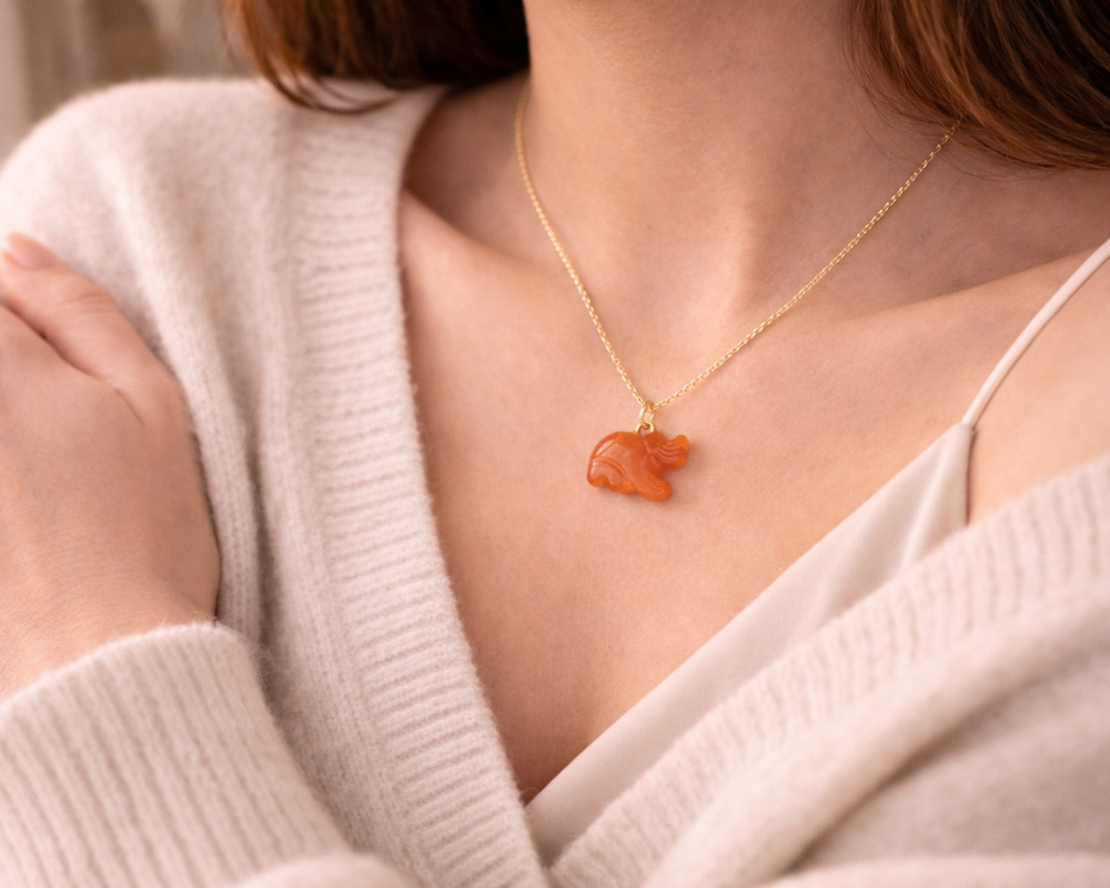Carnelian Figurine Pendant