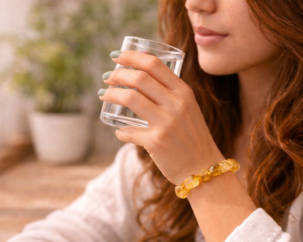 Citrine Chunky Bracelet