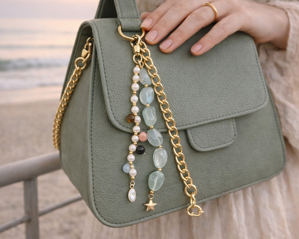 Freesia Bag Charm