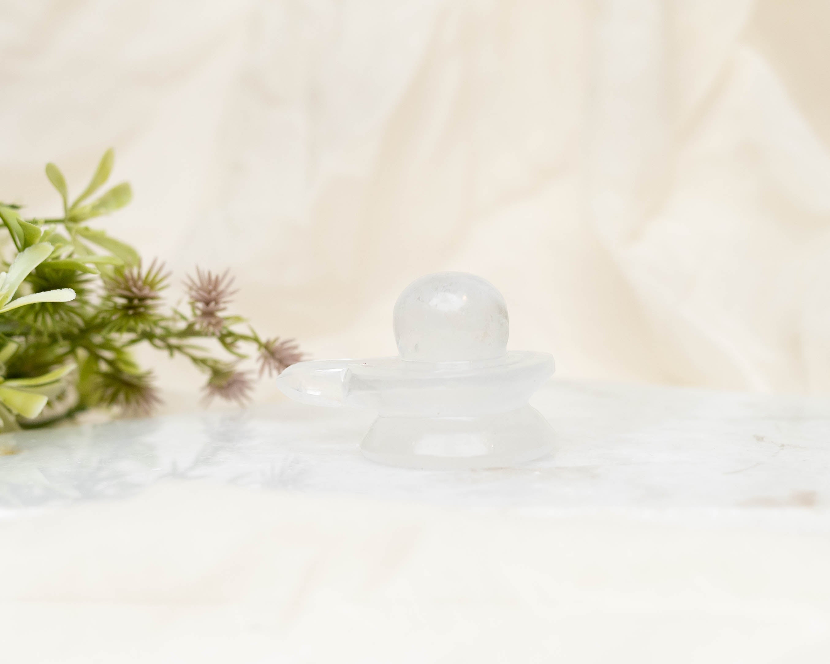 Clear Quartz Shiv Ling