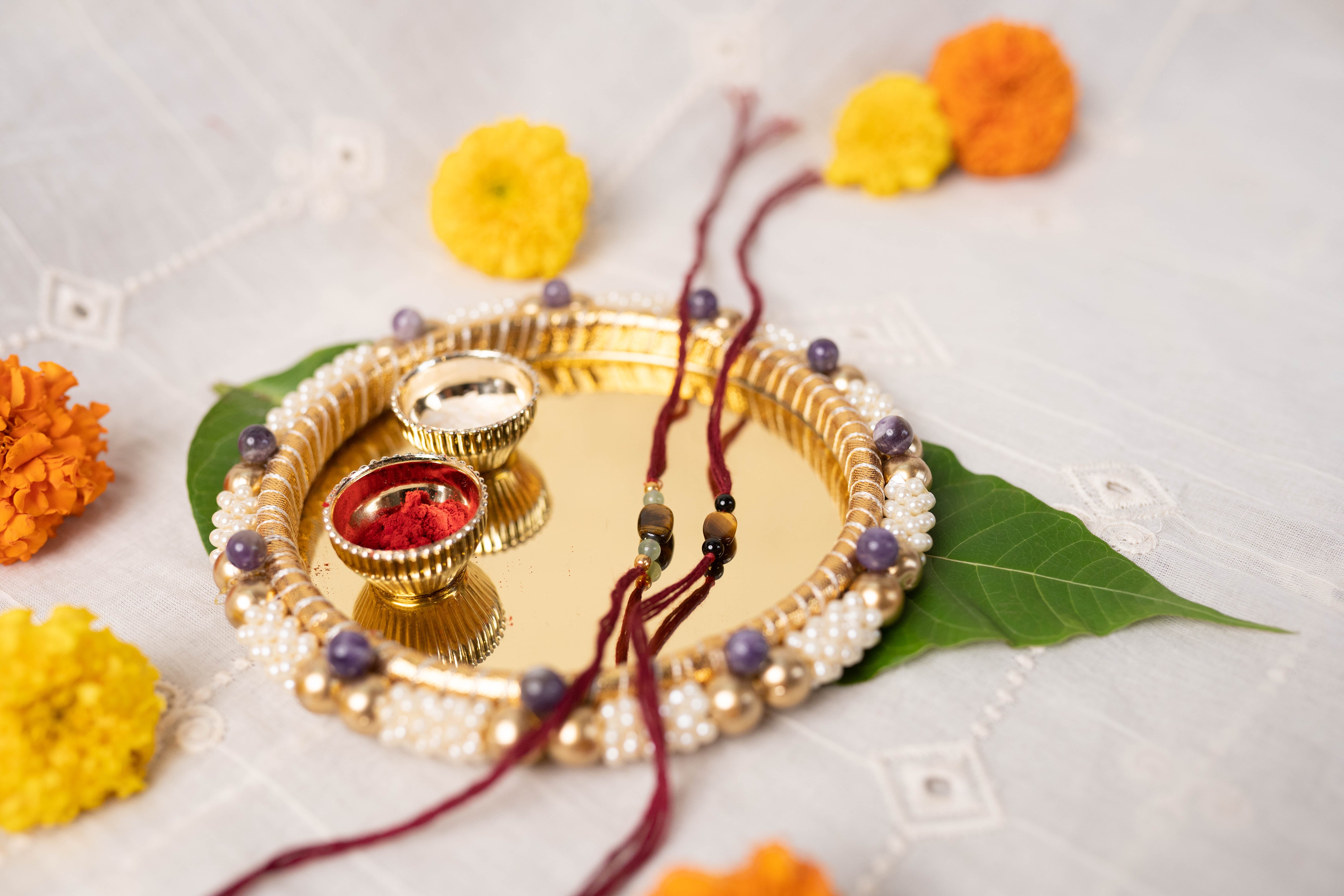 Crystal Pooja Thali