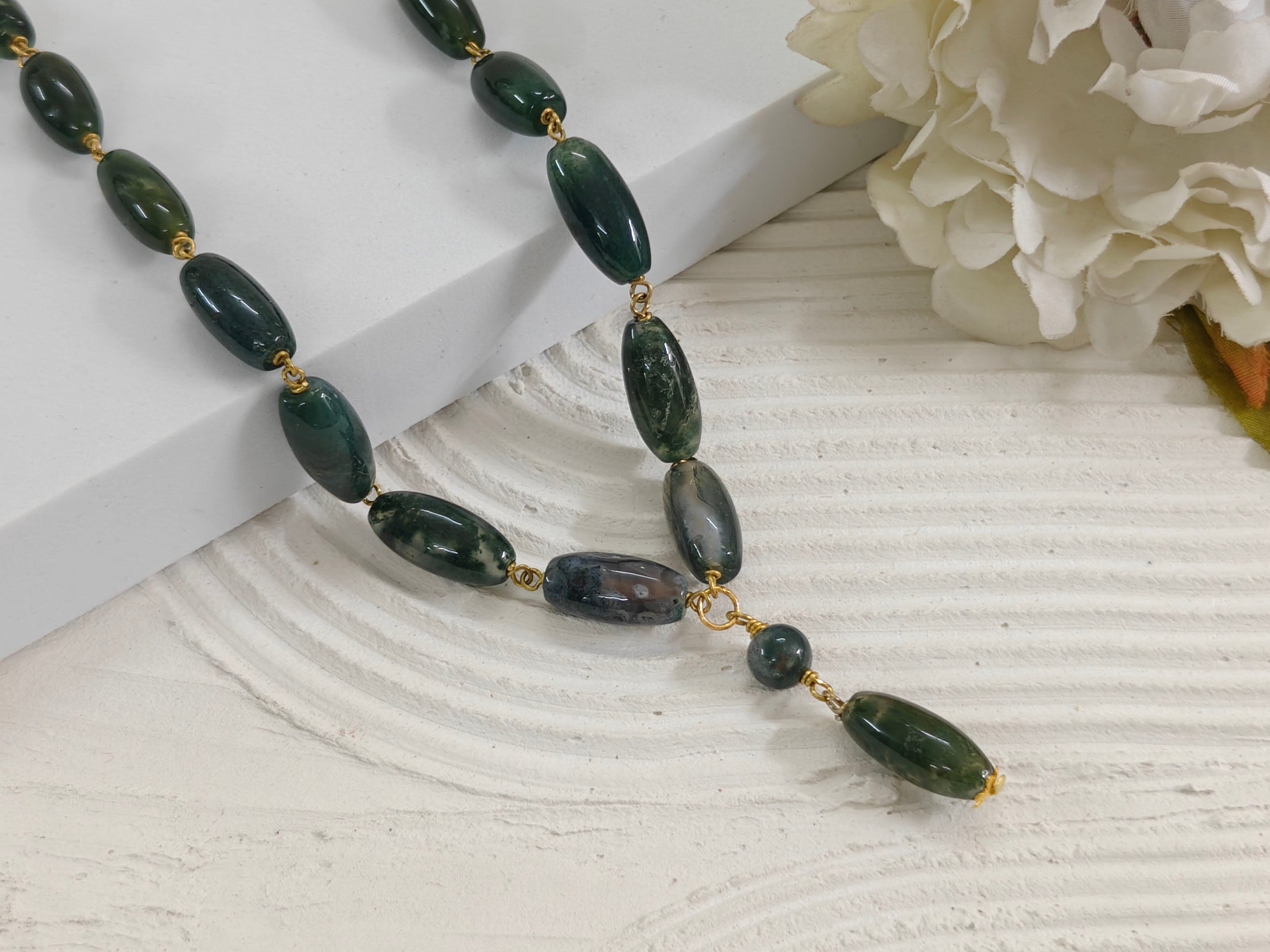 Moss Agate Necklace