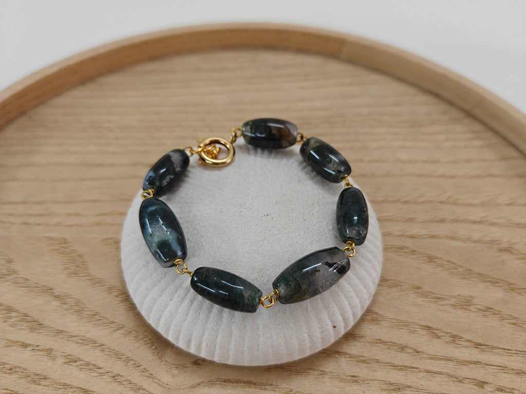 Moss Agate Bracelet