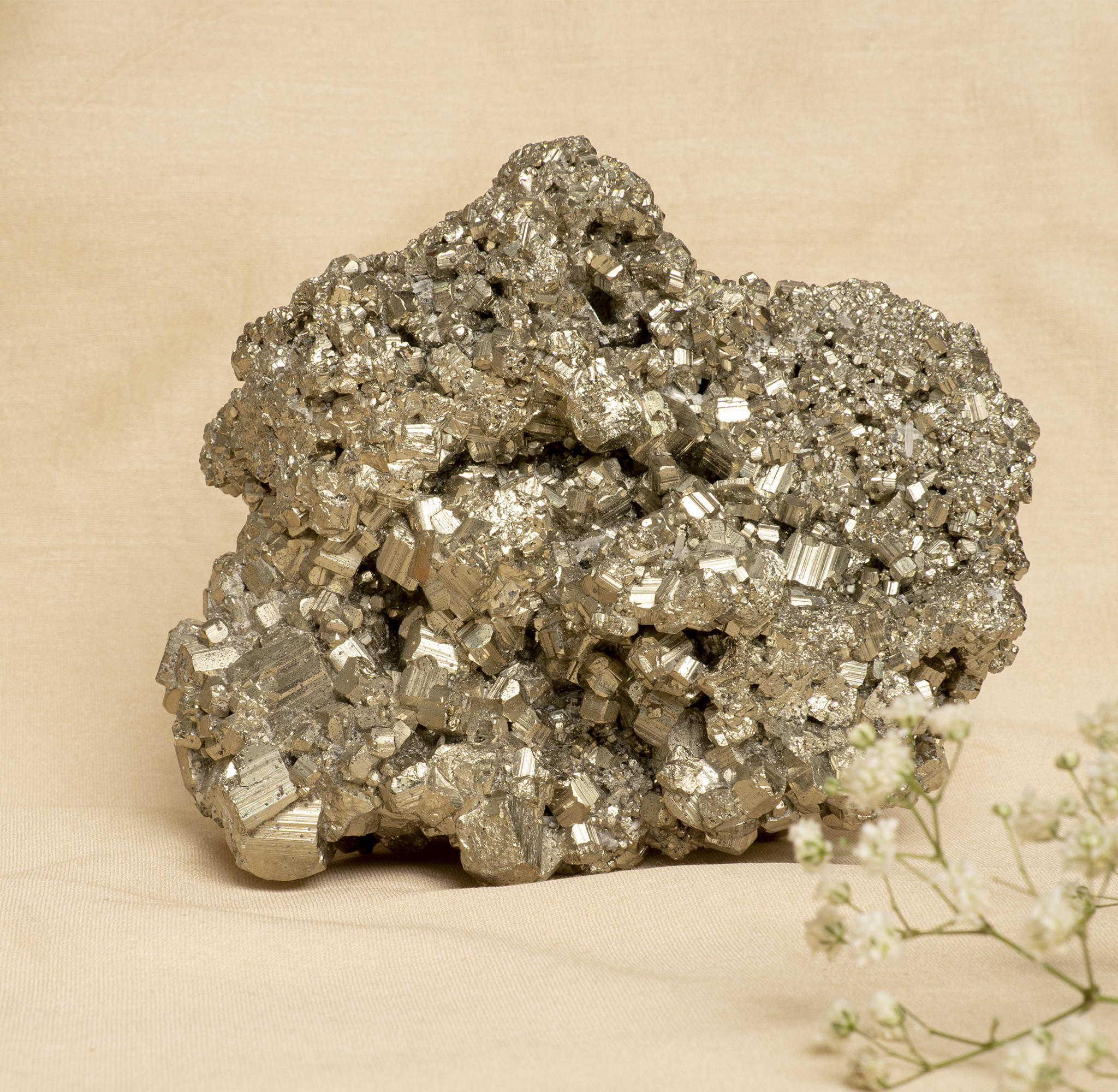 Iron Pyrite Cluster 2123.2gm