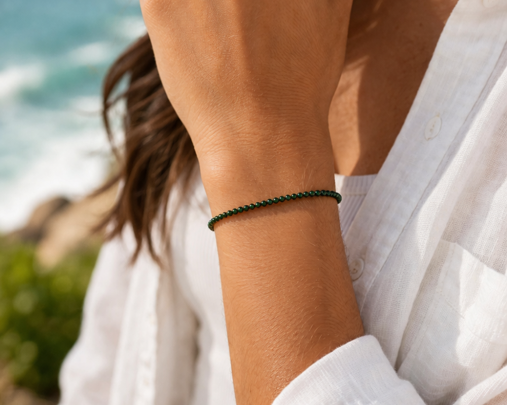 Jade Faceted Lumba Bracelet