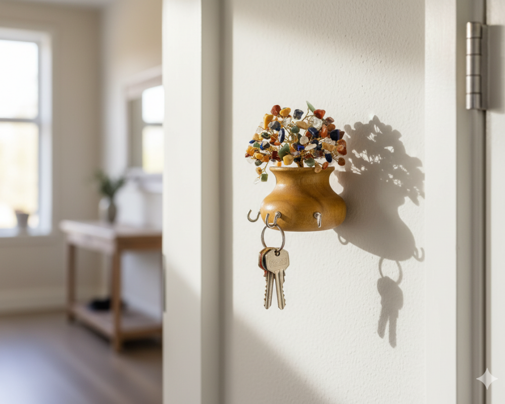 Mix Crystal Tree Keyholder