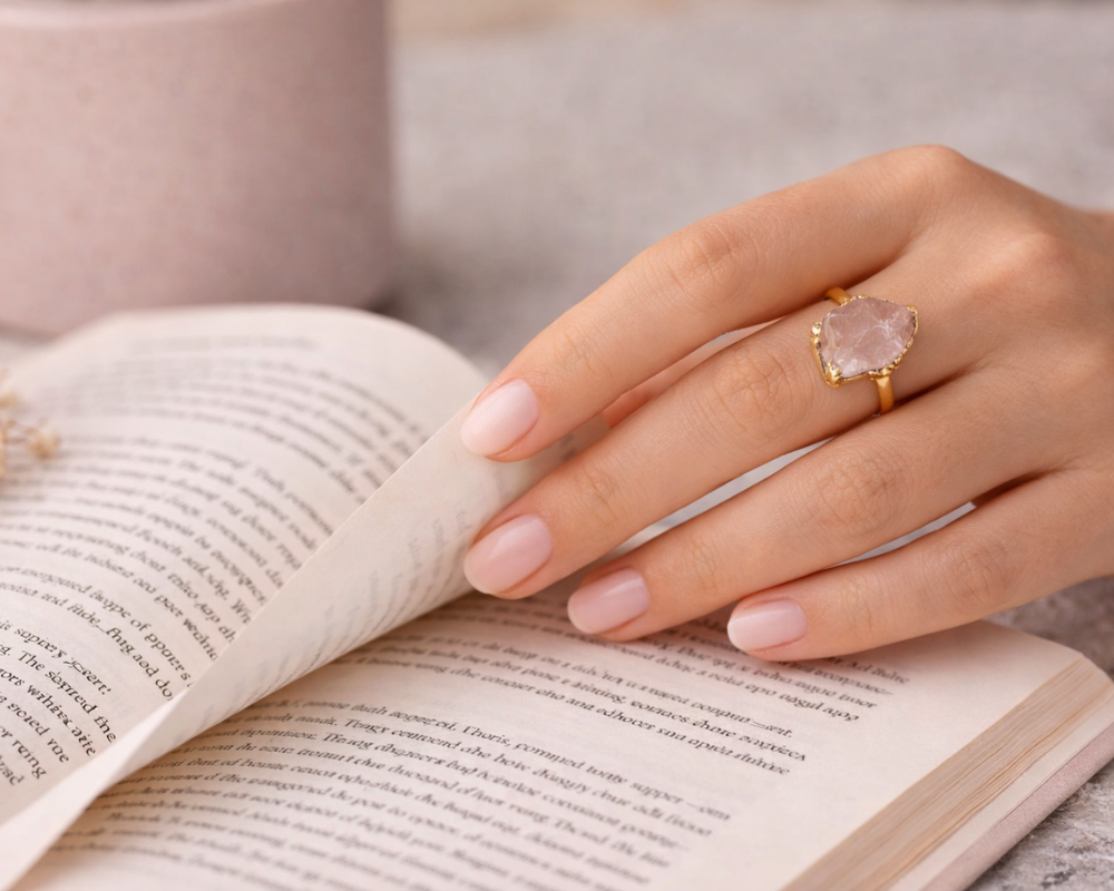 Rose Quartz Ring