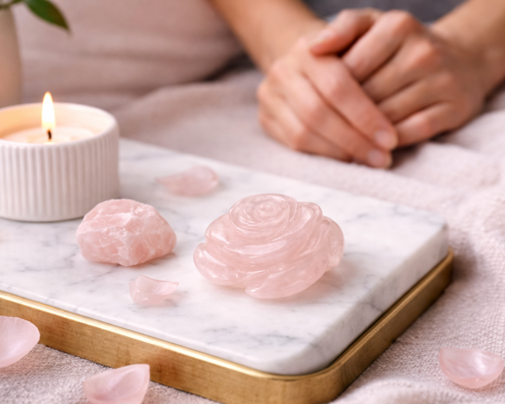 Rose Quartz Roses