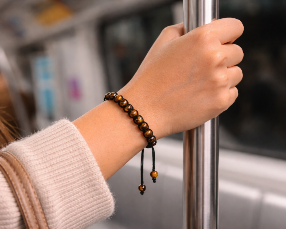 Tiger's Eye with thread Bracelet