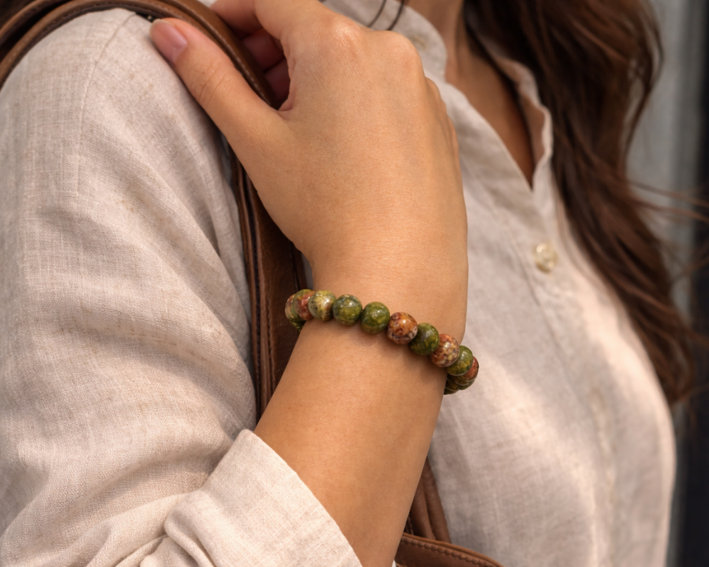 Unakite Bracelet