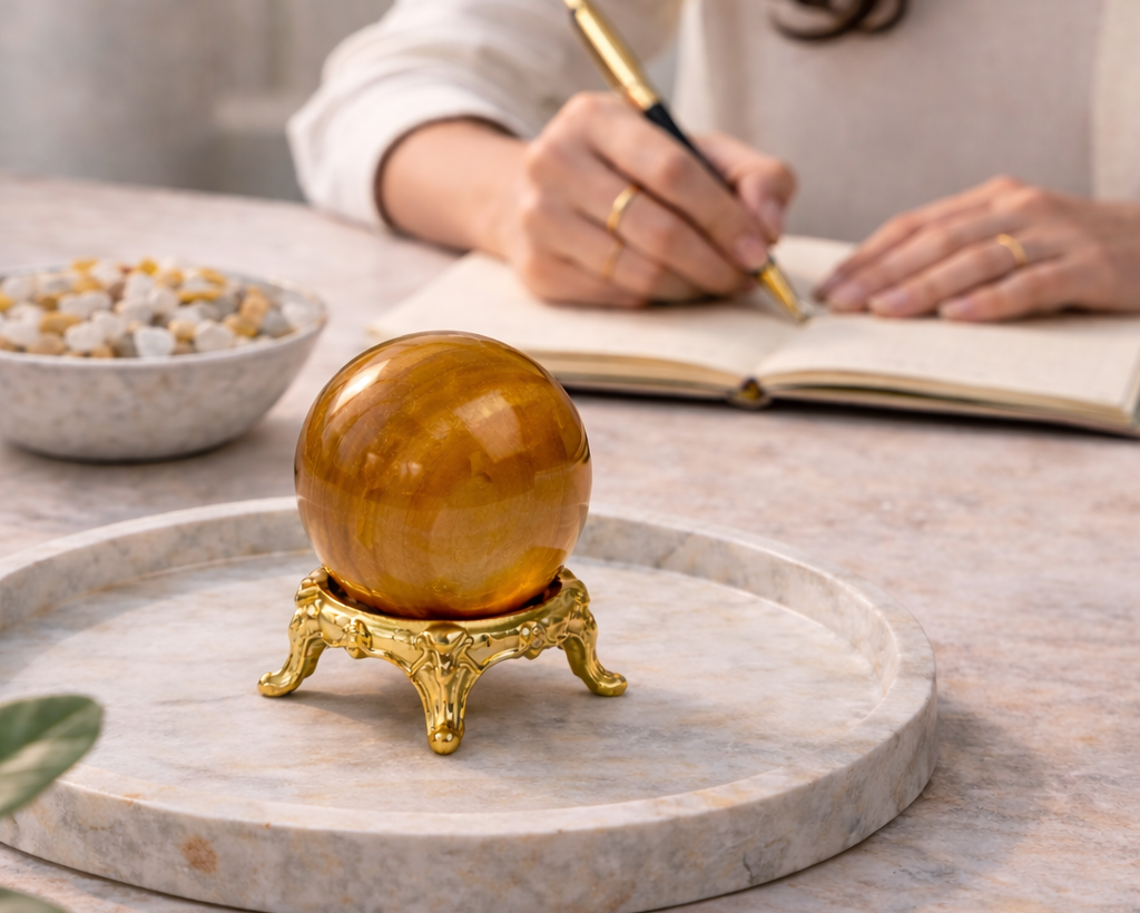 Yellow Calcite Balls