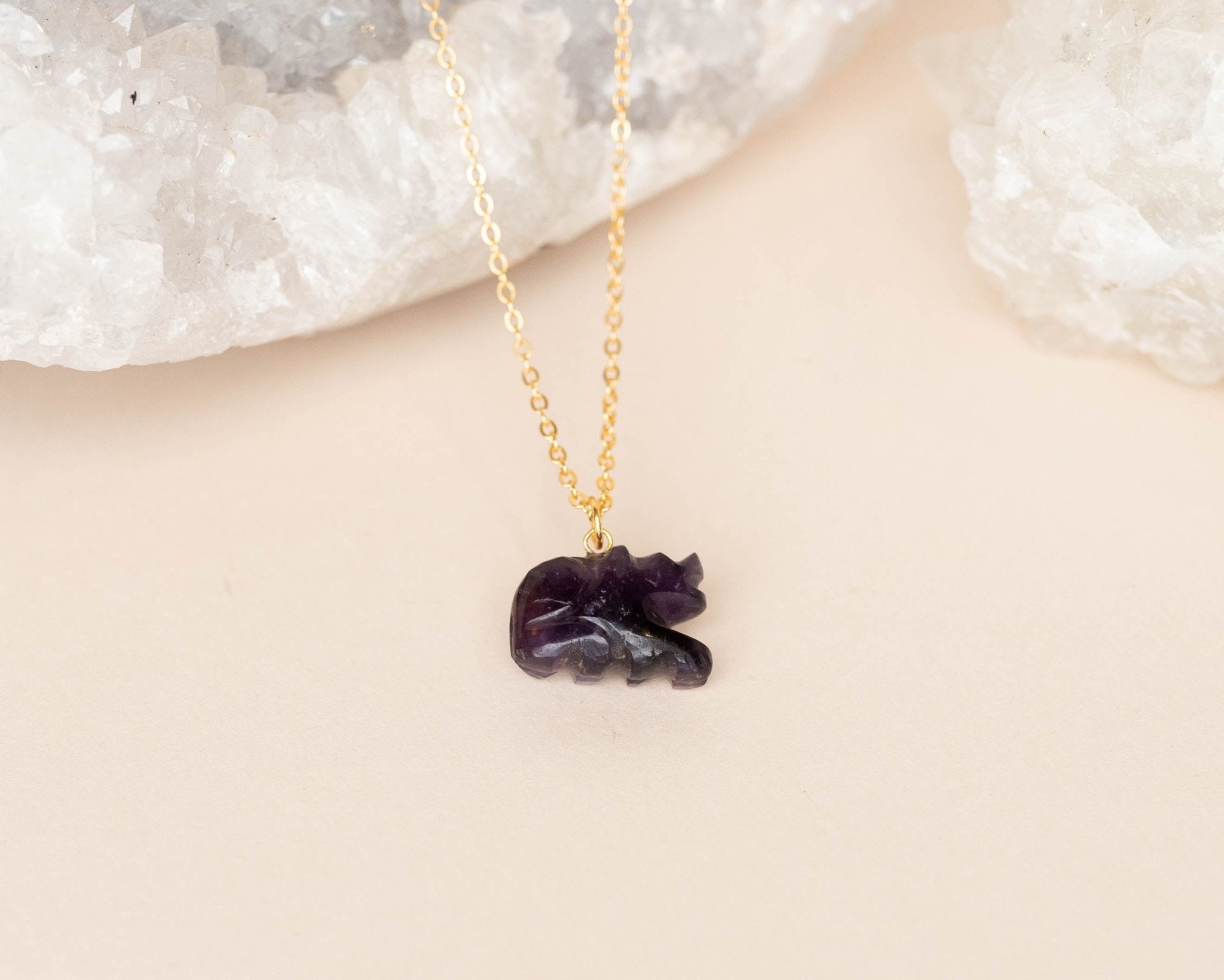 🎁 Amethyst Figurine Pendant (100% off)