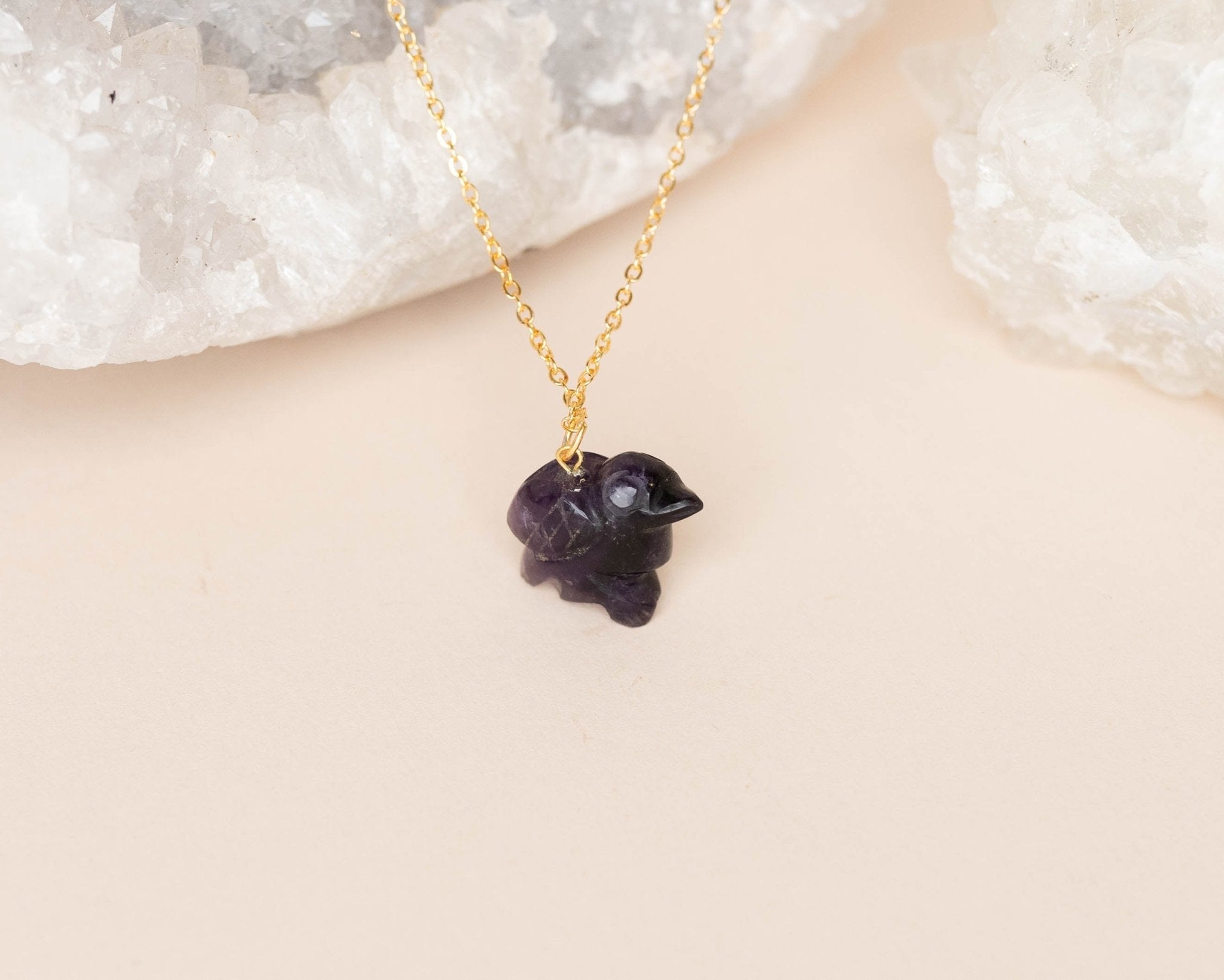 🎁 Amethyst Figurine Pendant (100% off)