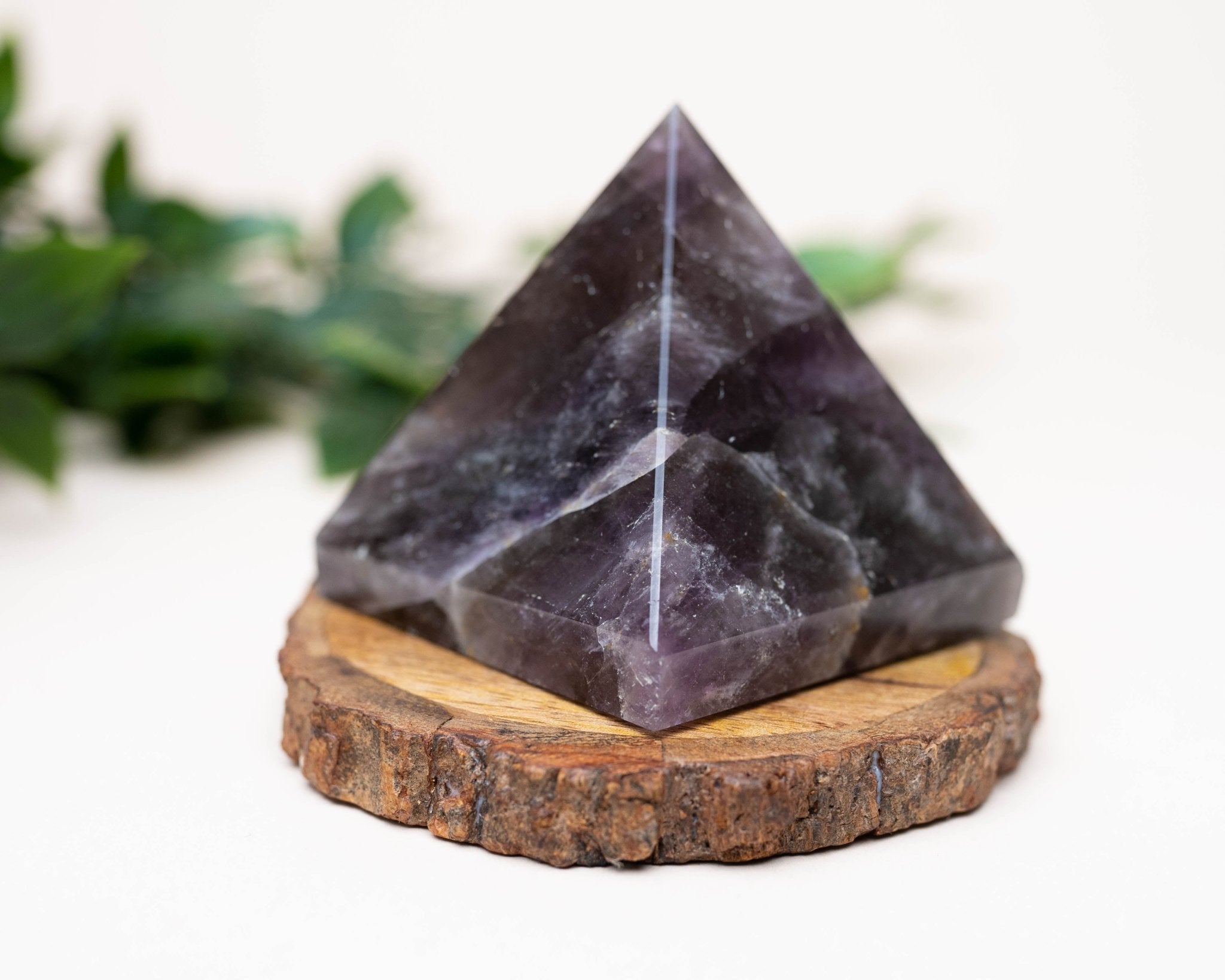 Amethyst Pyramid - Bodh Gem and Crystals