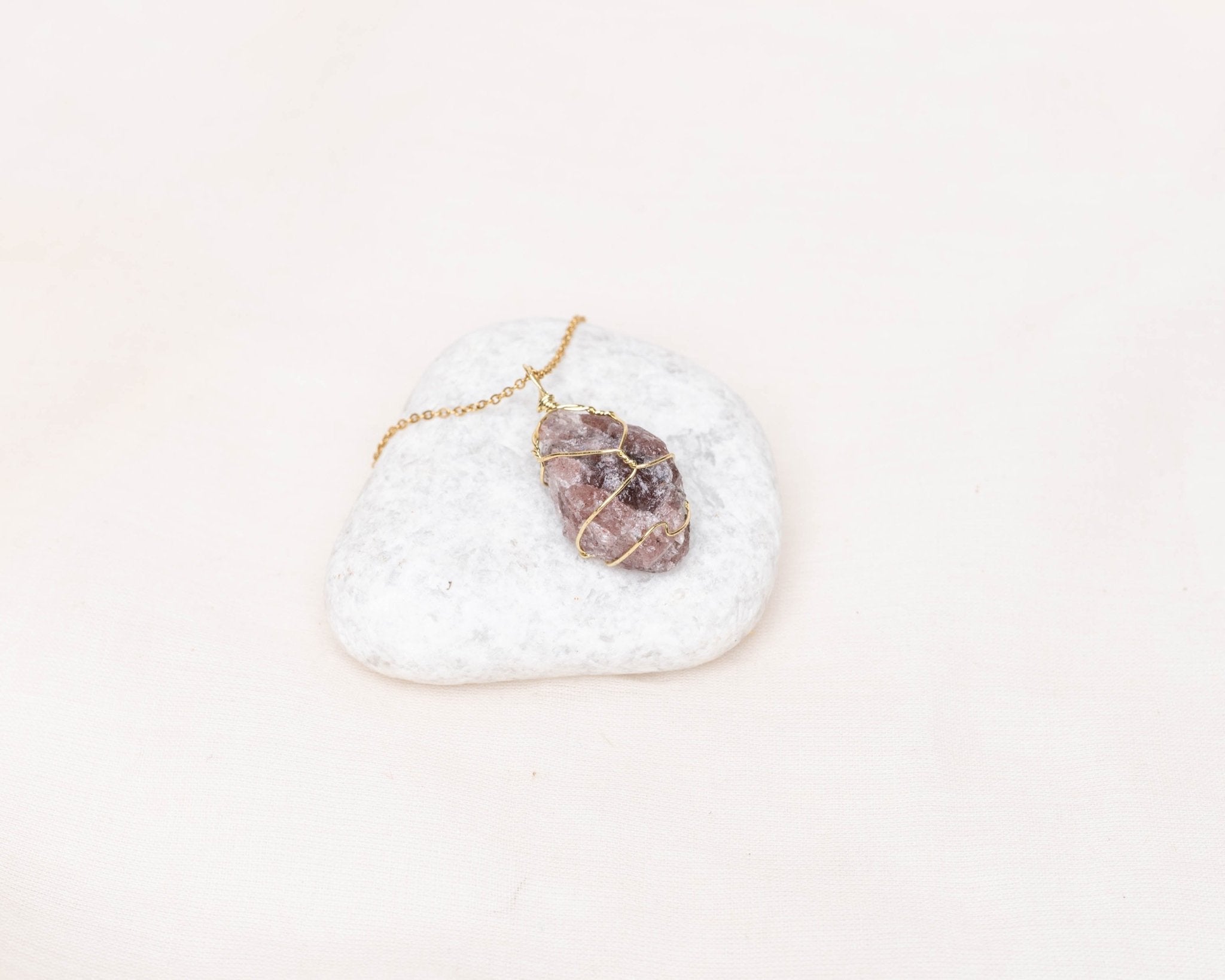 Amethyst Raw Crystal Pendant