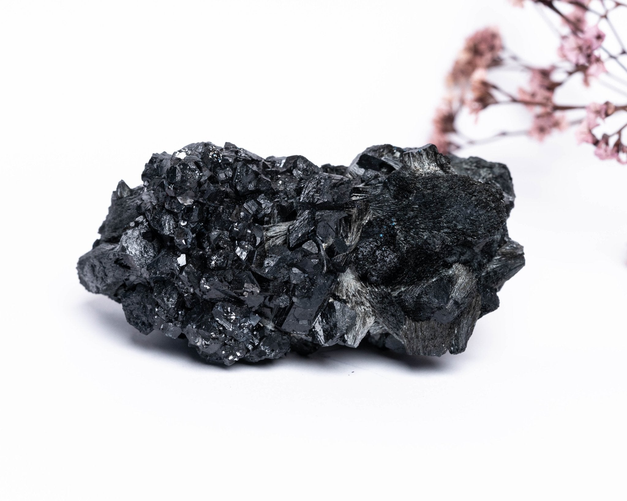 Black Tourmaline Cluster 215.5g