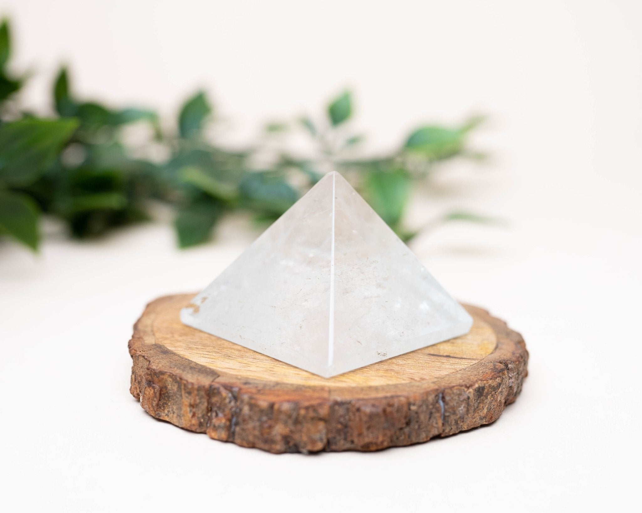 Clear Quartz Pyramid - Bodh Gem and Crystals