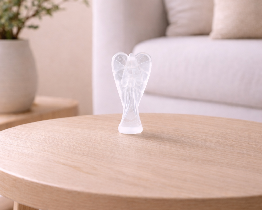 Clear Quartz Angel 3 in