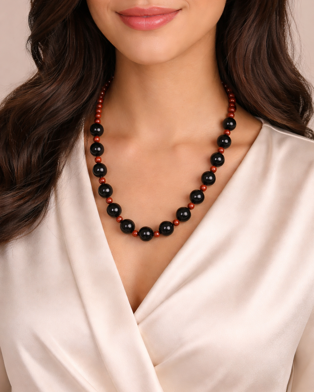 Bloodstone & Jasper Necklace