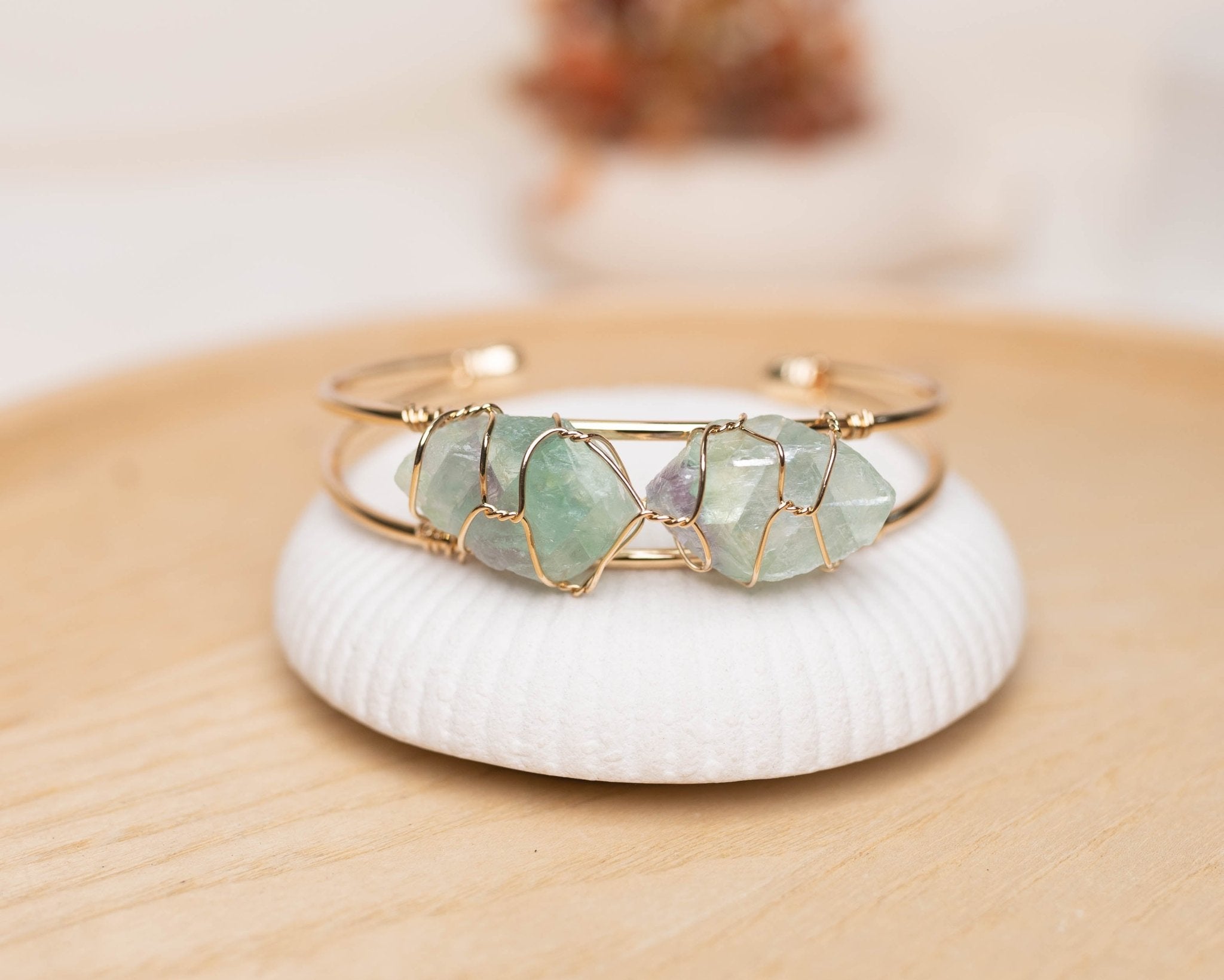 Florite Raw Kada Bracelet