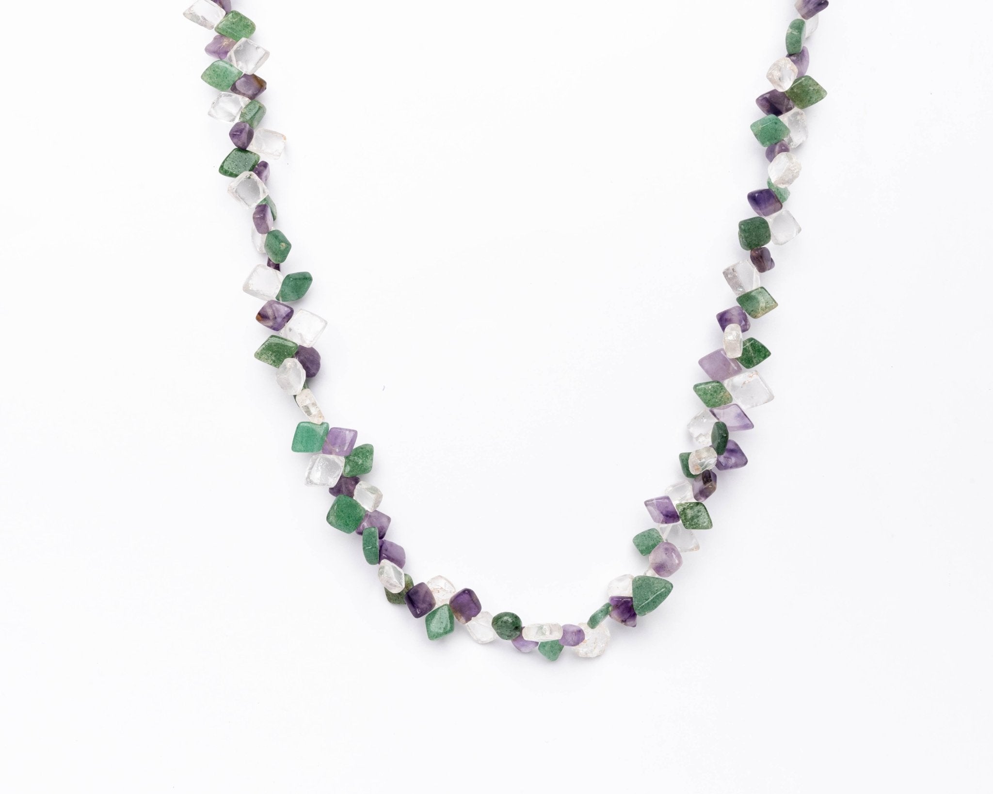 Fluorite Necklace - Bodh Gem and Crystals