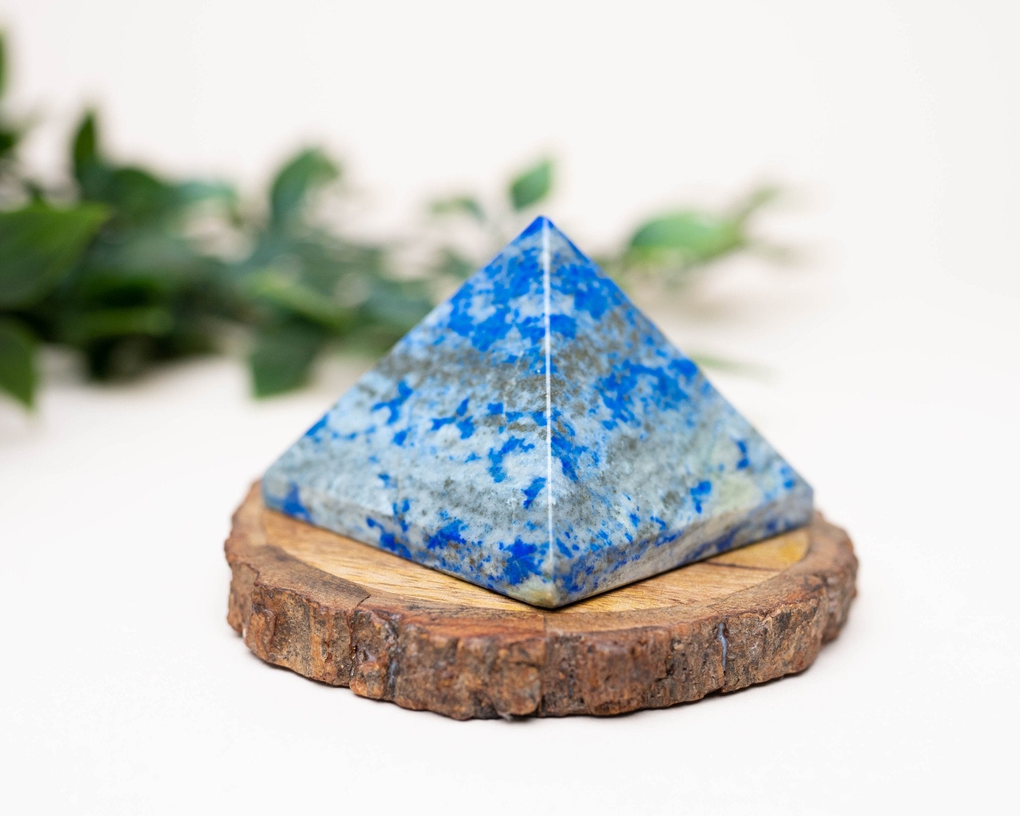 Lapis Lazuli Pyramid - Bodh Gem and Crystals
