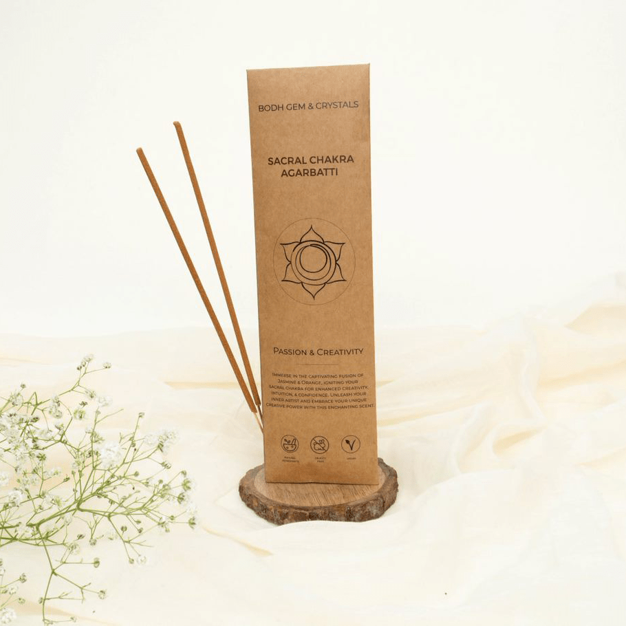 🎁 Sacral Chakra Agarbatti  (Passion & Creativity) (100% off)