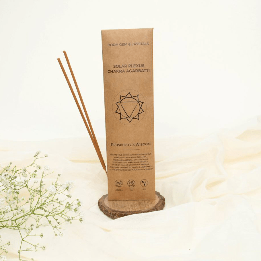 🎁 Solar Plexus Chakra Agarbatti  (Prosperity & Wisdom) (100% off)