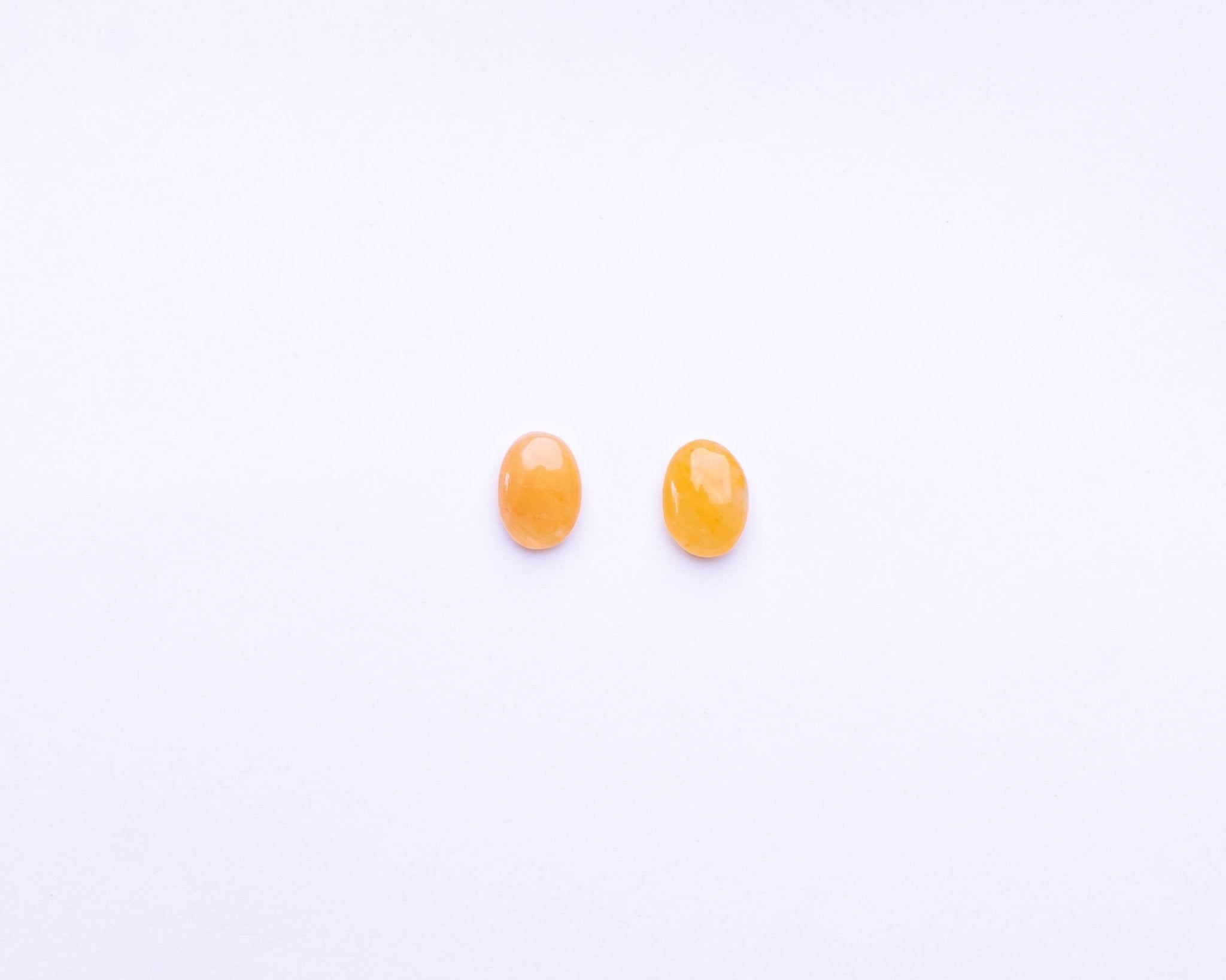 🎁 Yellow Agate Stud Earrings (100% off)