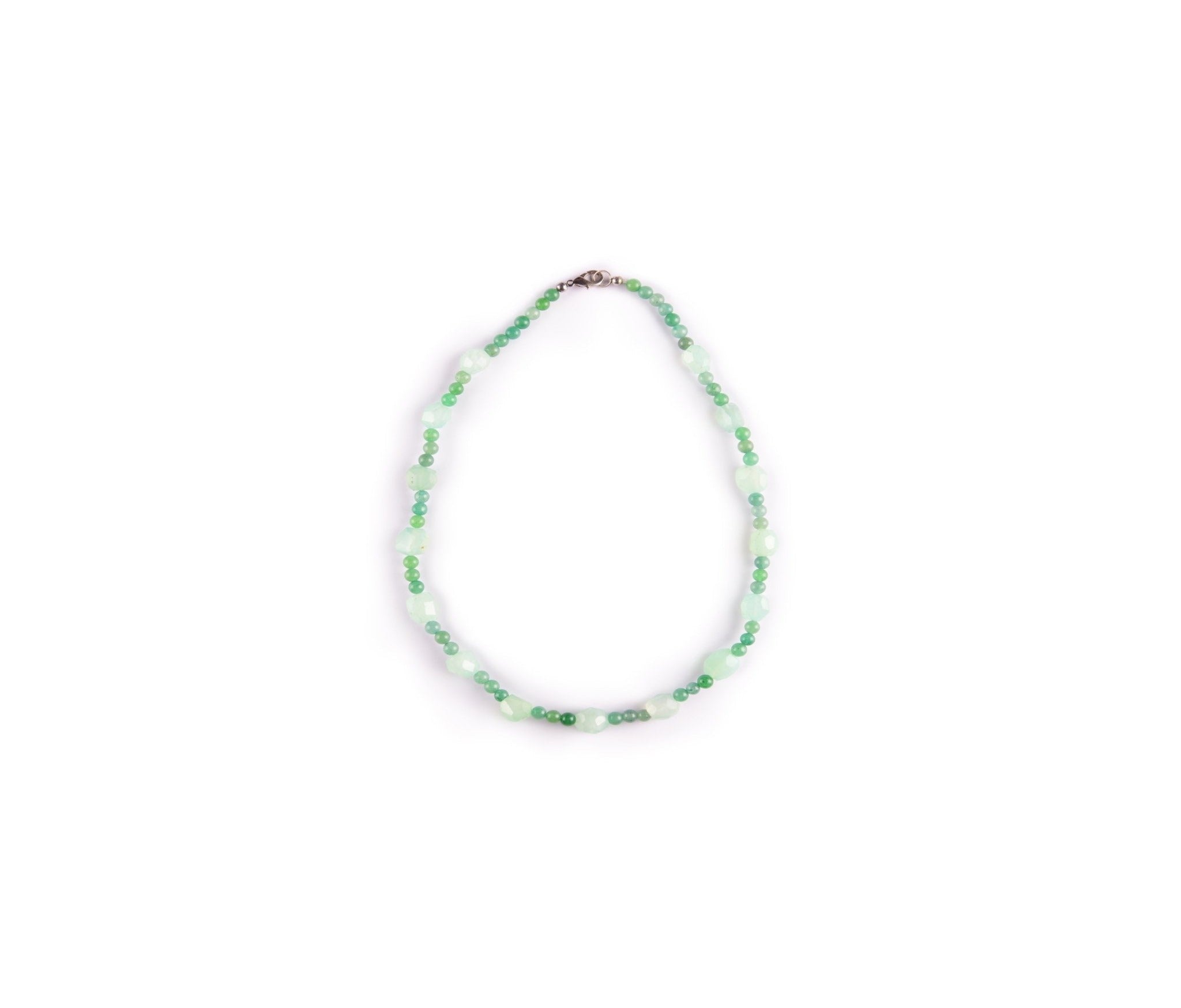 Green Aventurine & Aquamarine Necklace