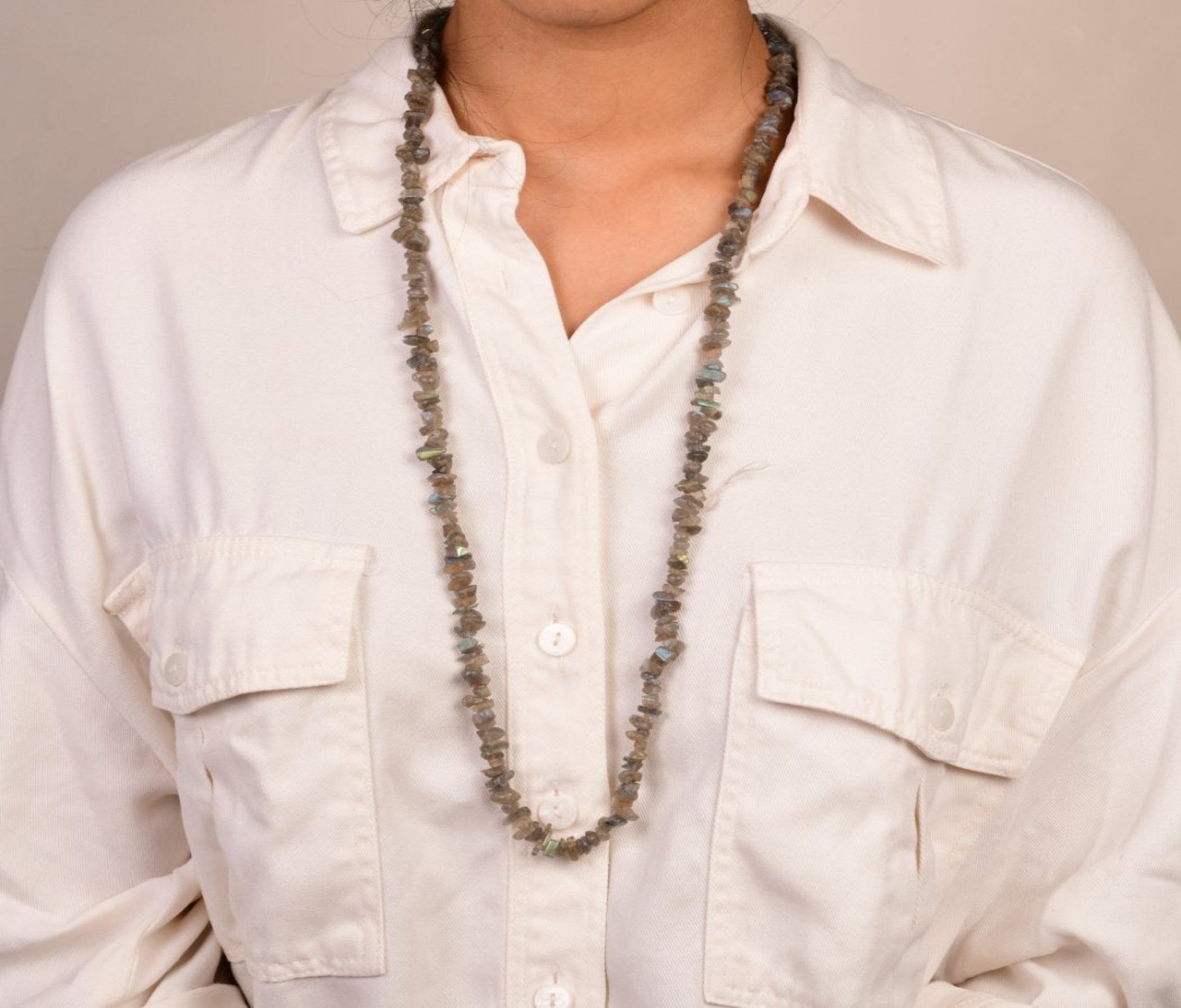 Labradorite Chips Necklace