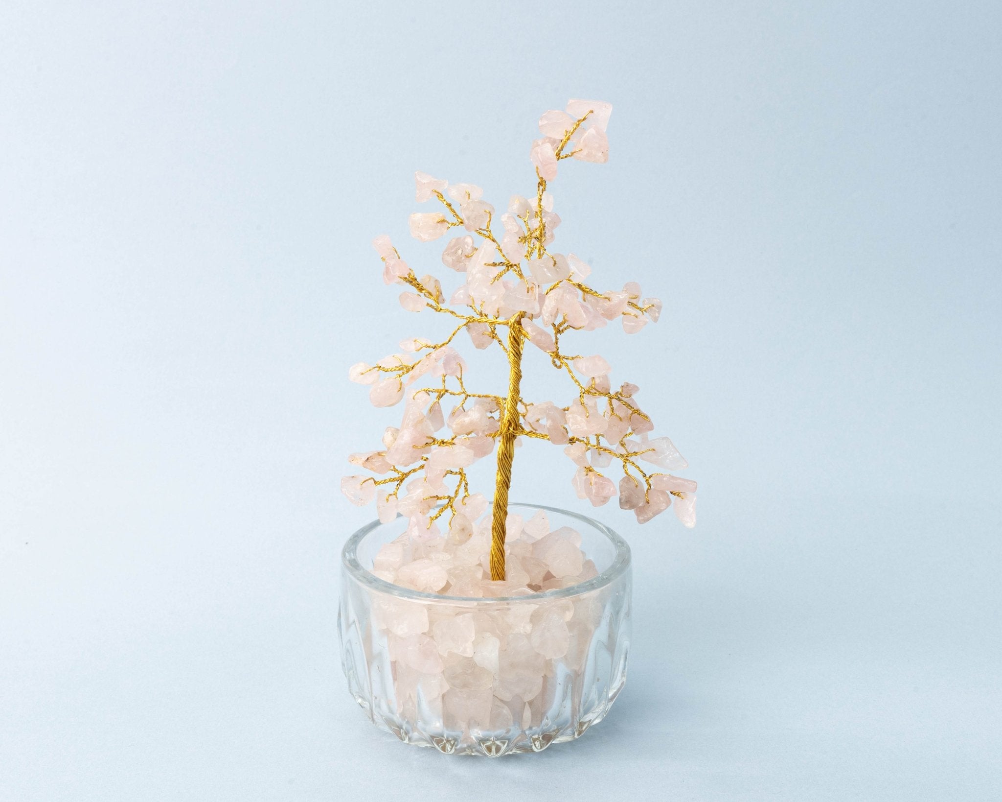 Crystal Tree in Glass Bowl