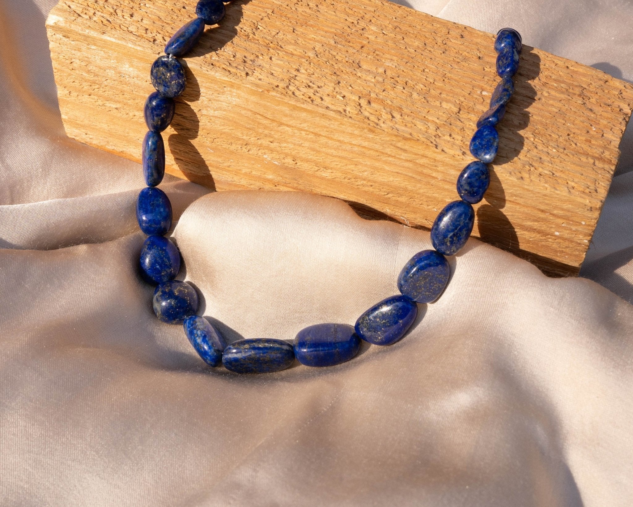 Lapis Lazuli Necklace - Bodh Gem and Crystals