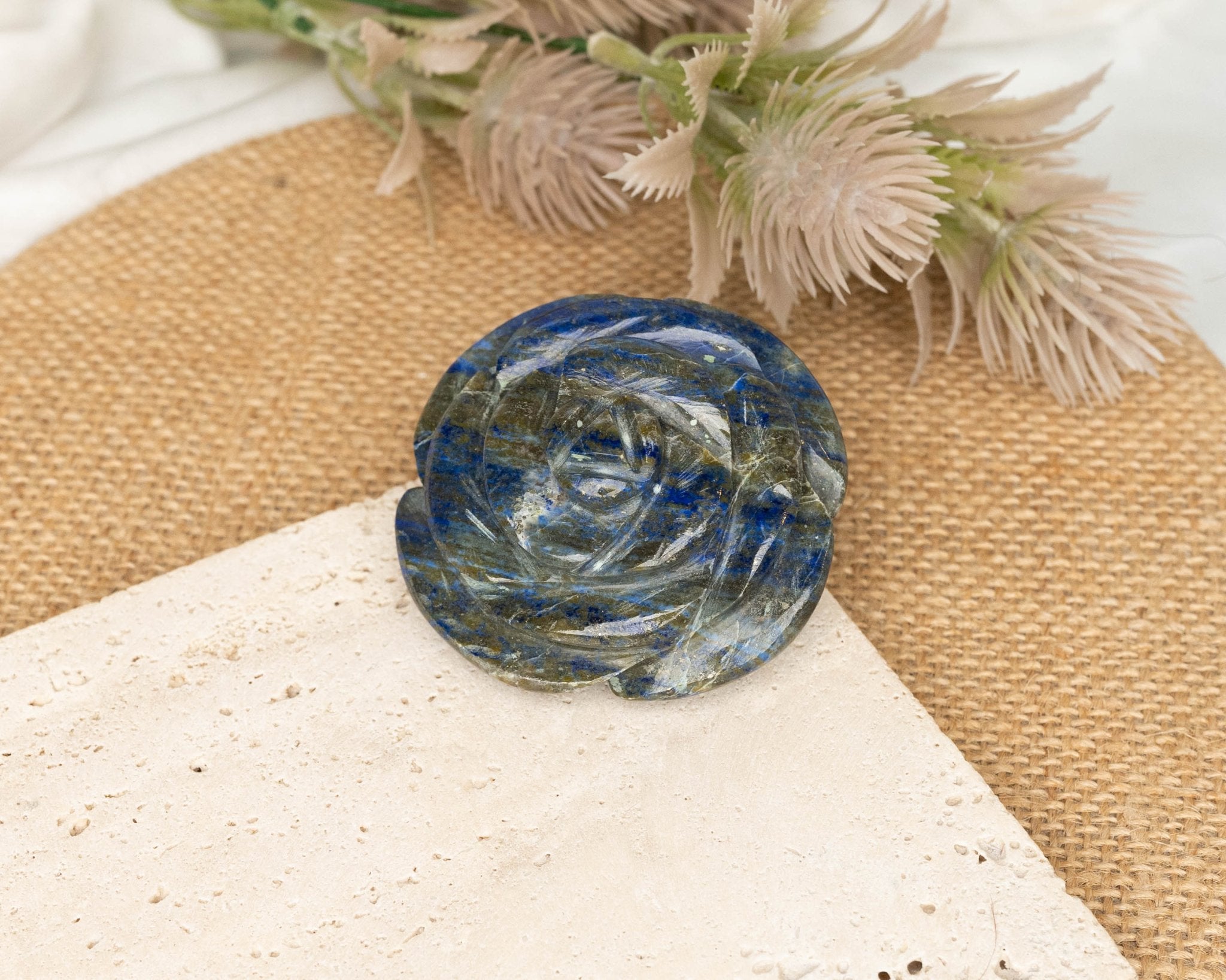 Lapis Lazuli Rose 88.7g - Bodh Gem and Crystals