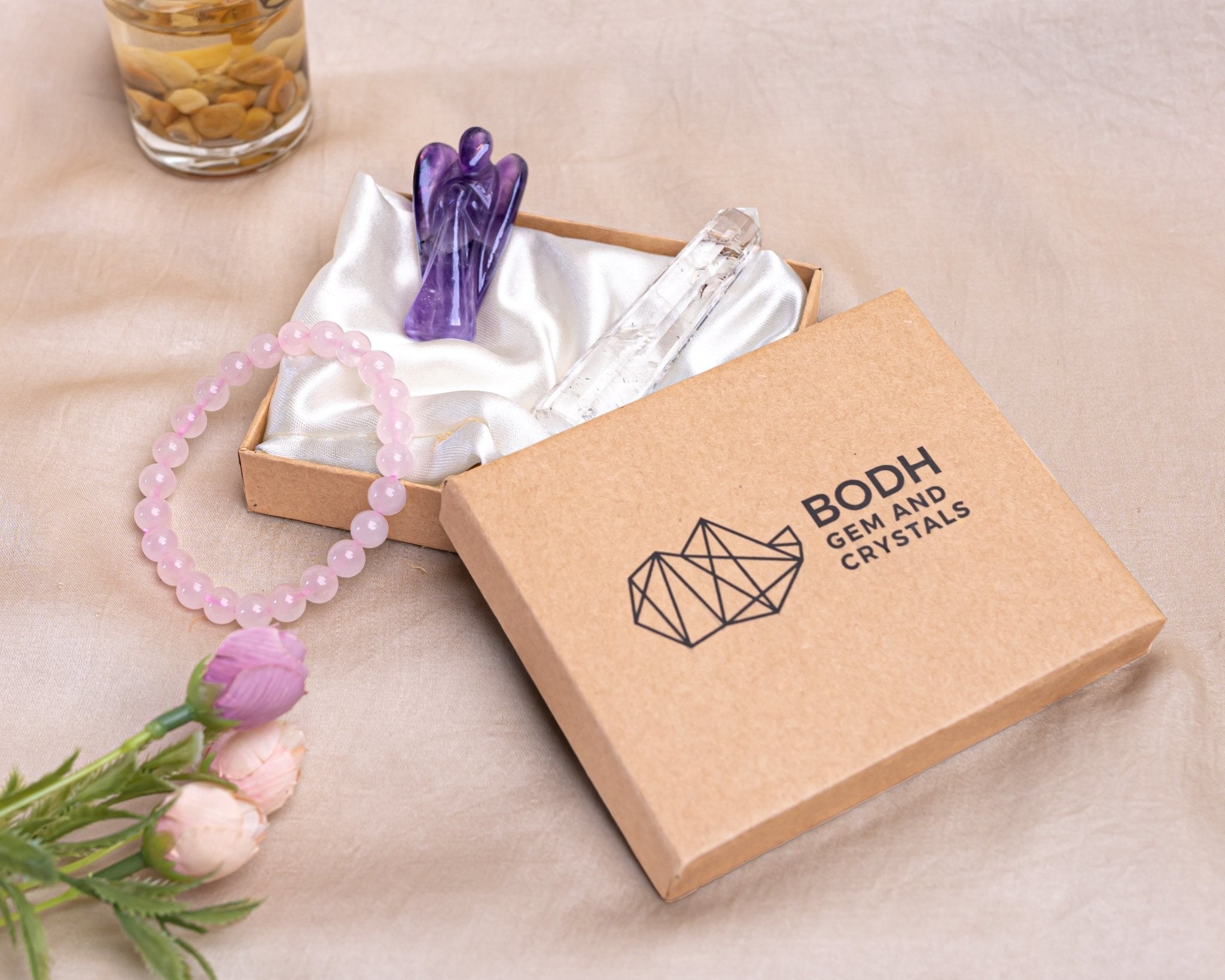 Meditation Kit 3 - Bodh Gem and Crystals