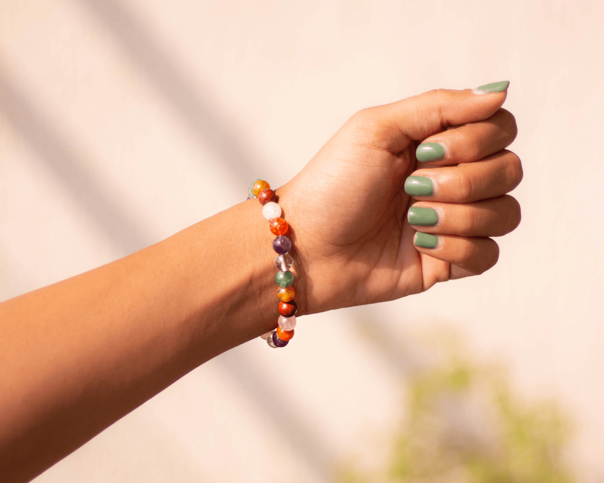 Orange crystal bracelet deals