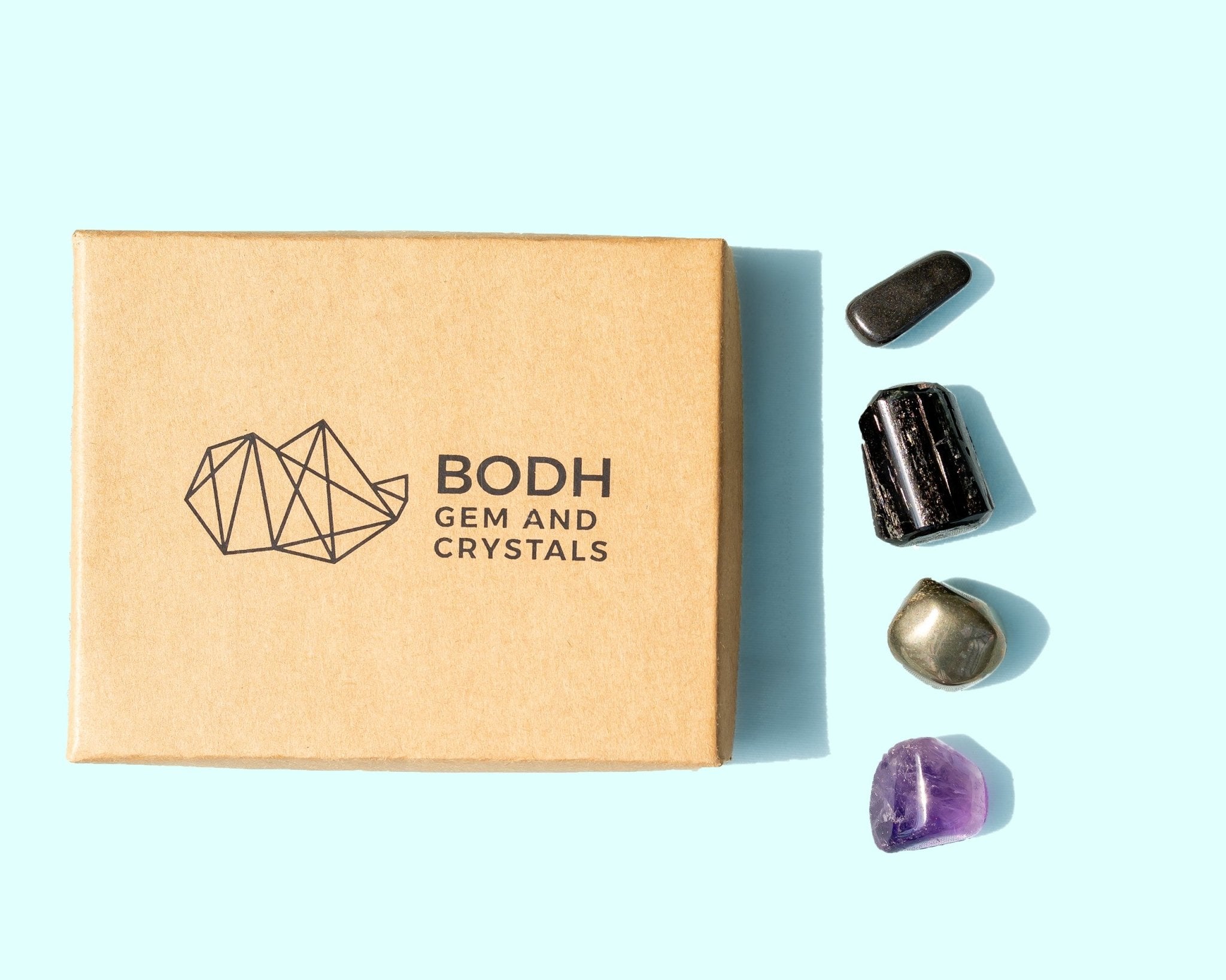 Protection Kit - Bodh Gem and Crystals