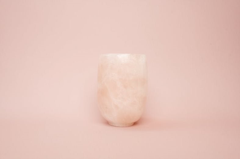 Rose Quartz Glass - Bodh Gem and Crystals