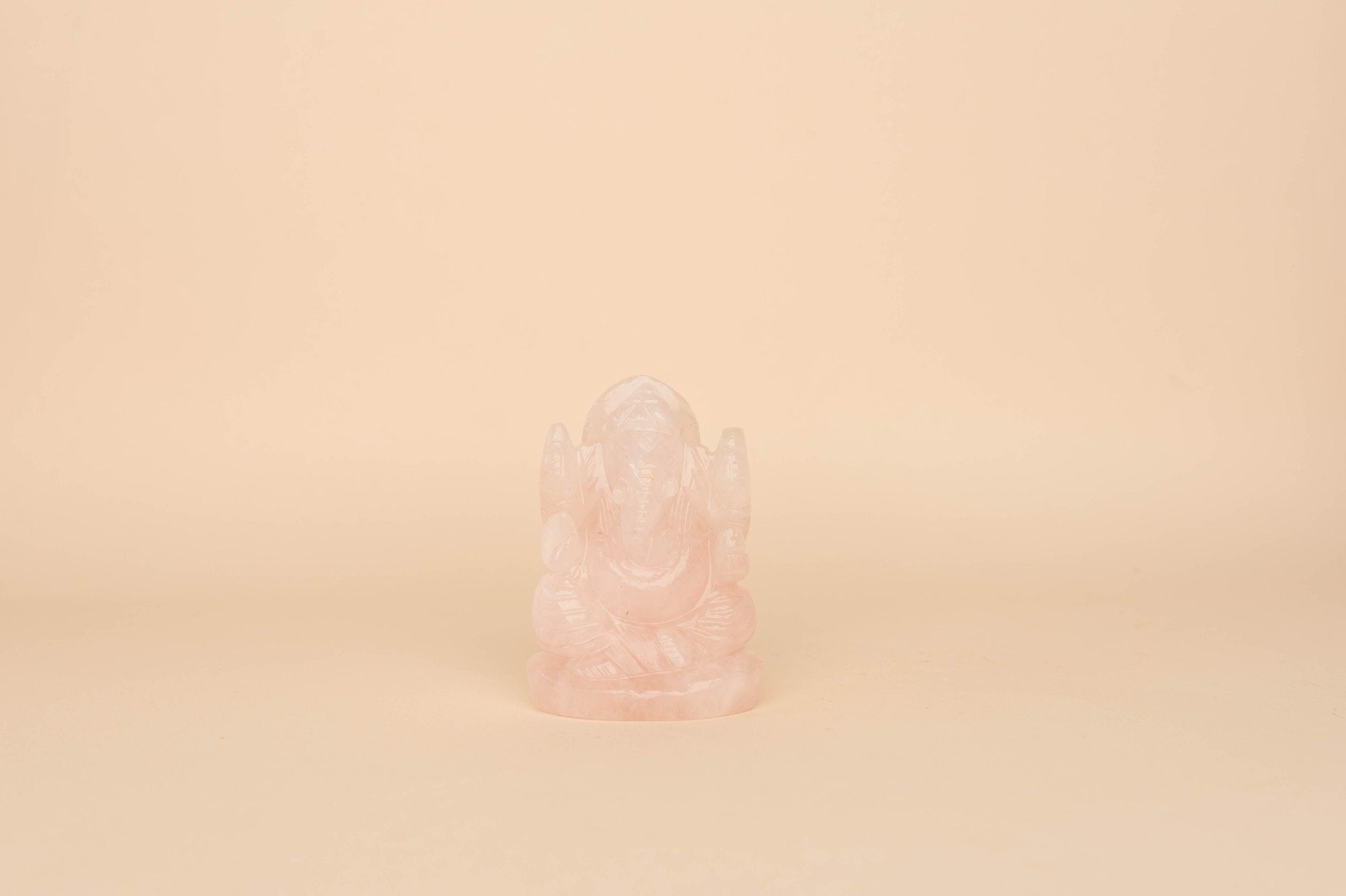 Rose Quartz Murti 250.7 g - Bodh Gem and Crystals