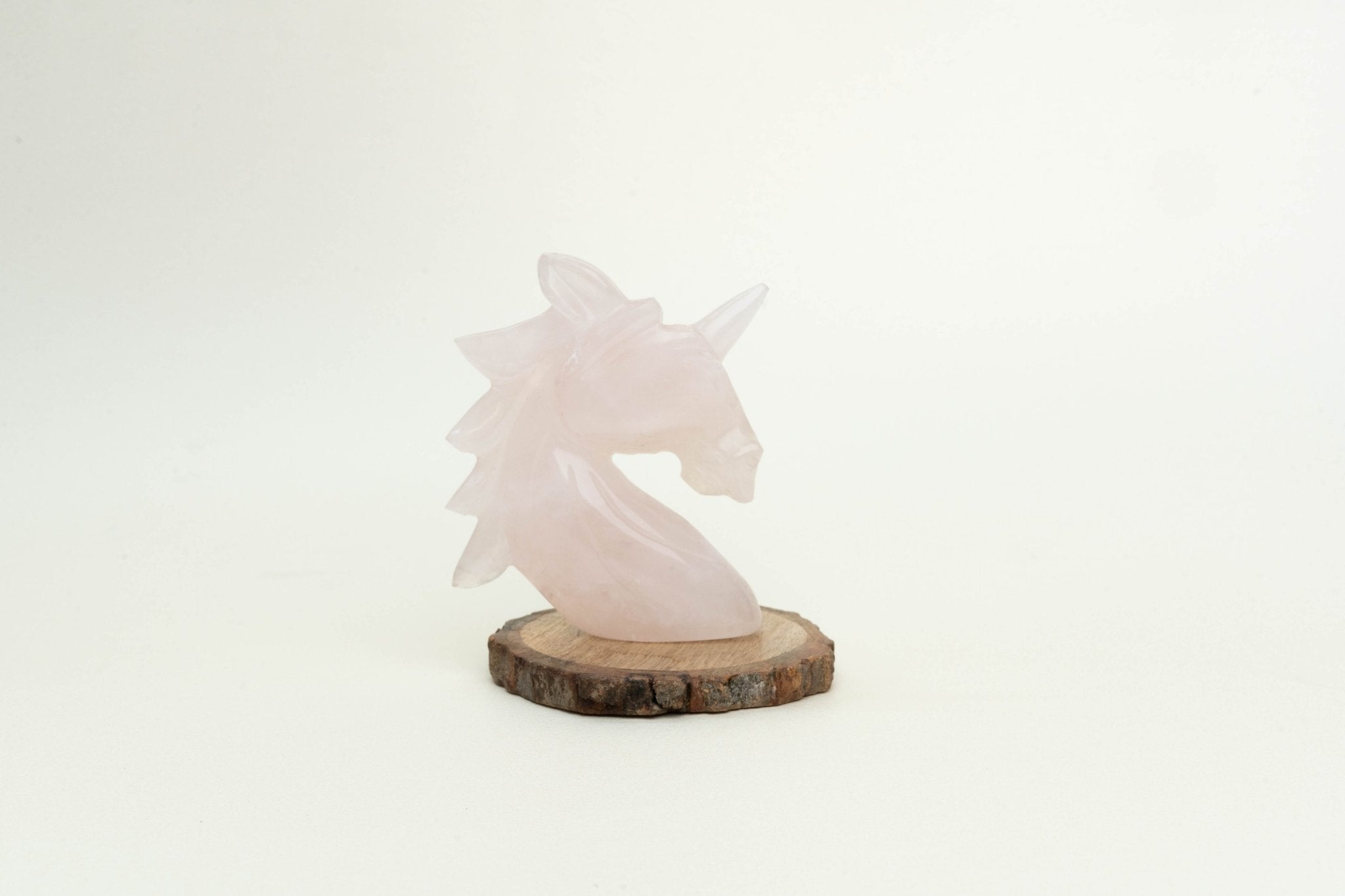 Rose Quartz Unicorn 237g - Bodh Gem and Crystals