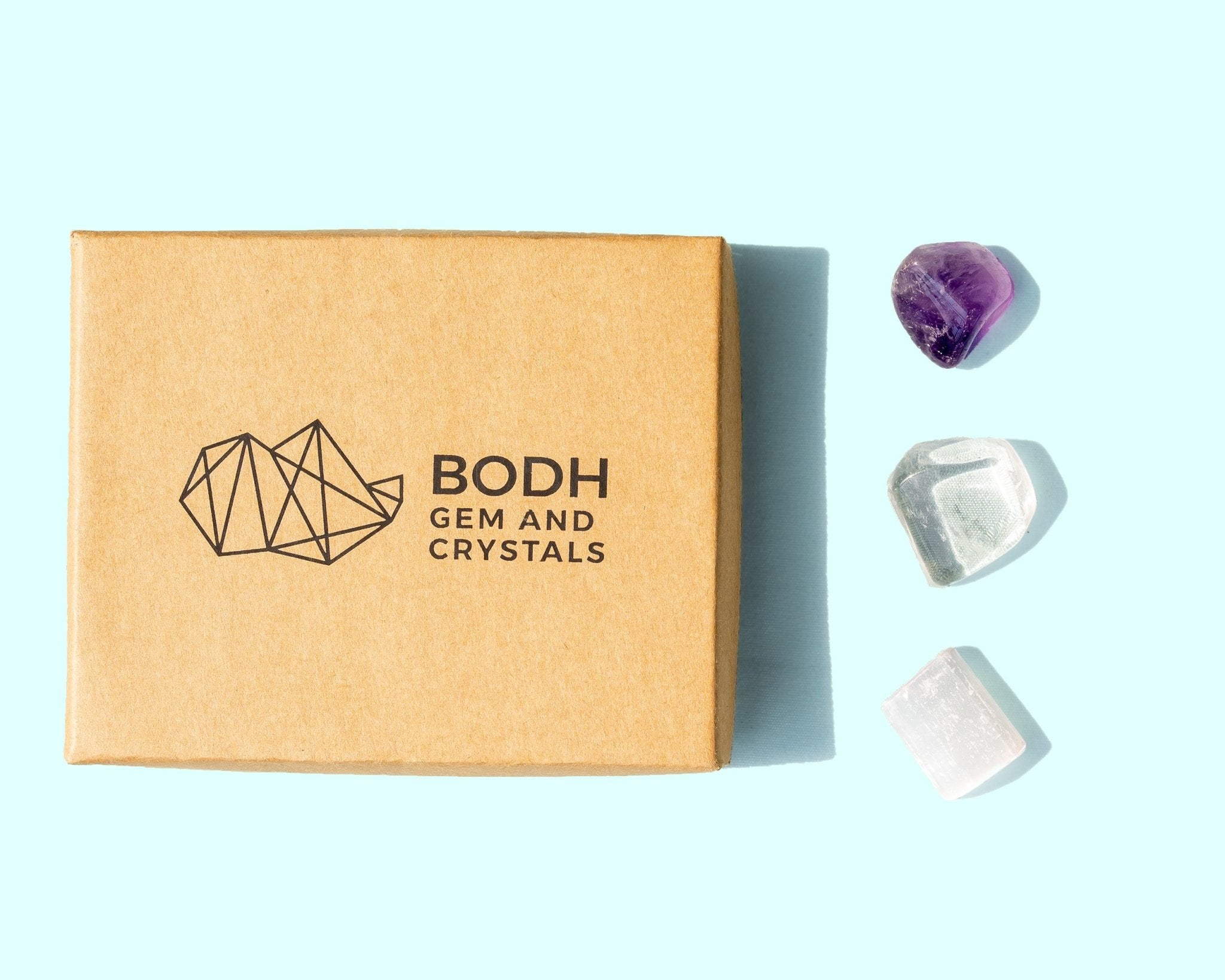 Spirituality and Meditation Kit - Bodh Gem and Crystals